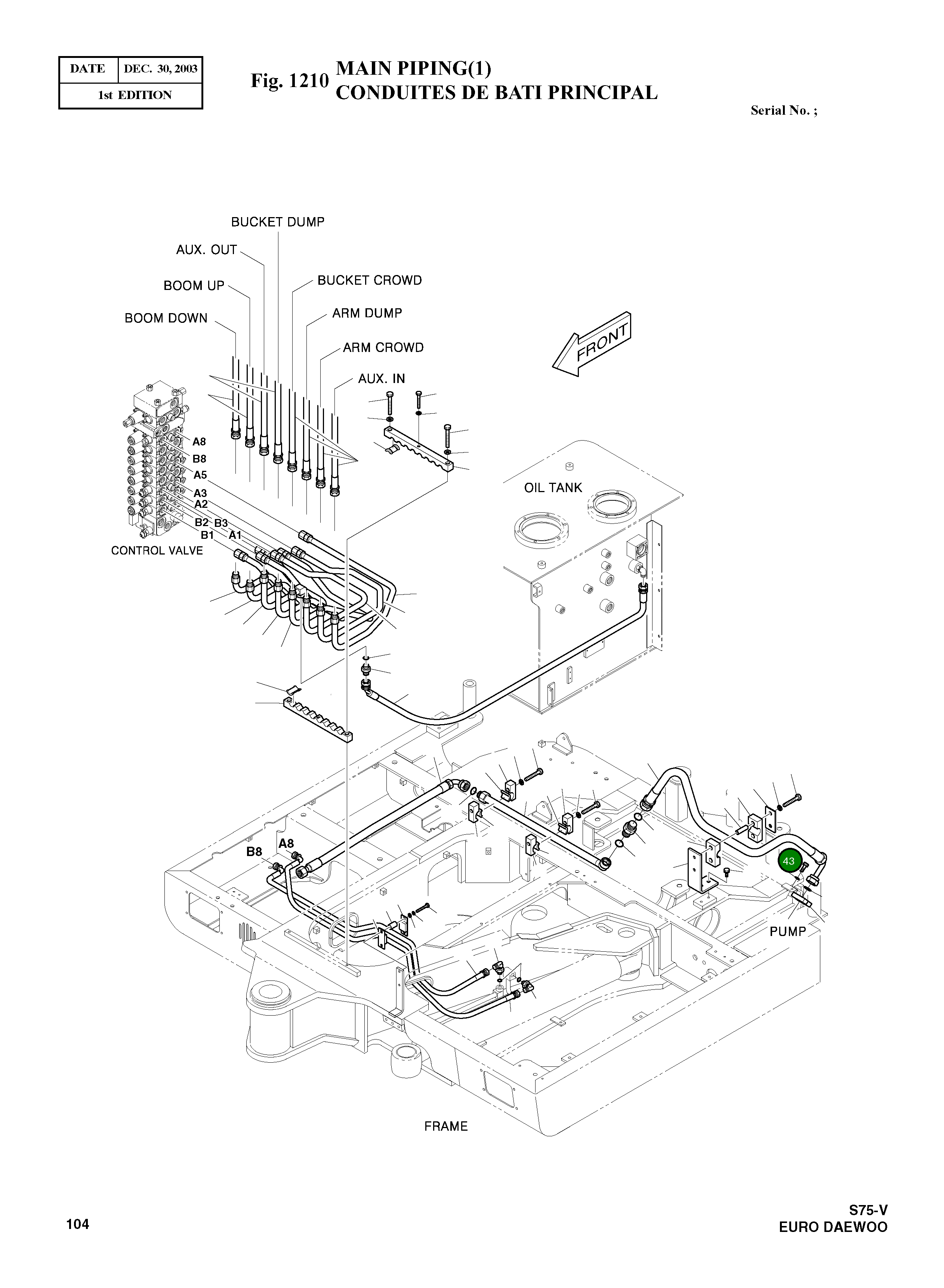 Болт 120-00083 Komatsu