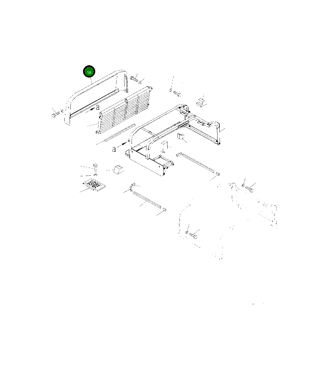 Крышка 208-54-41271 Komatsu