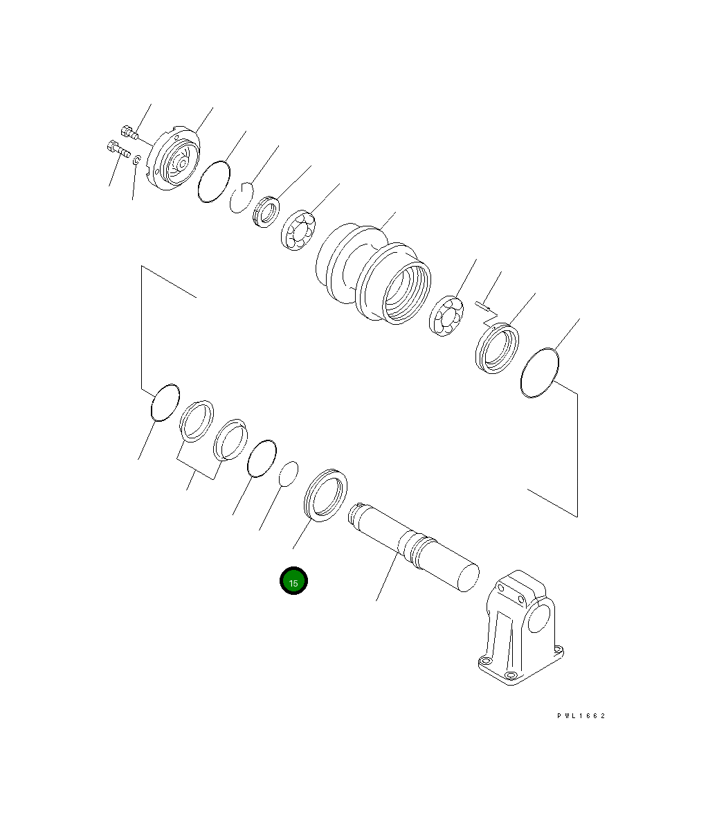 Кольцо 195-30-55221 Komatsu