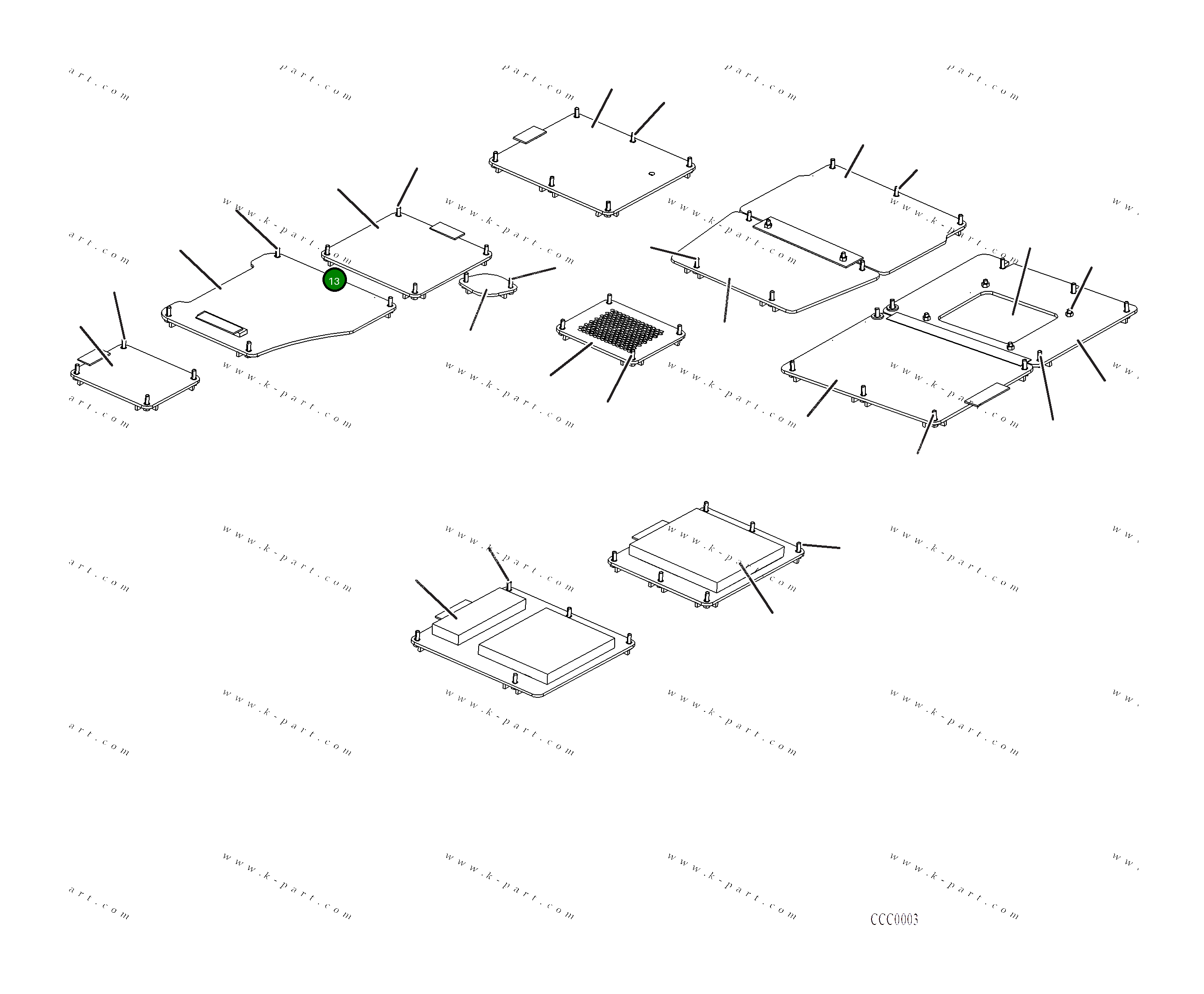 Крышка 2A6-54-A1480  Komatsu