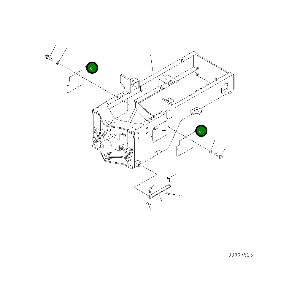 Крышка 279-46-12320  Komatsu