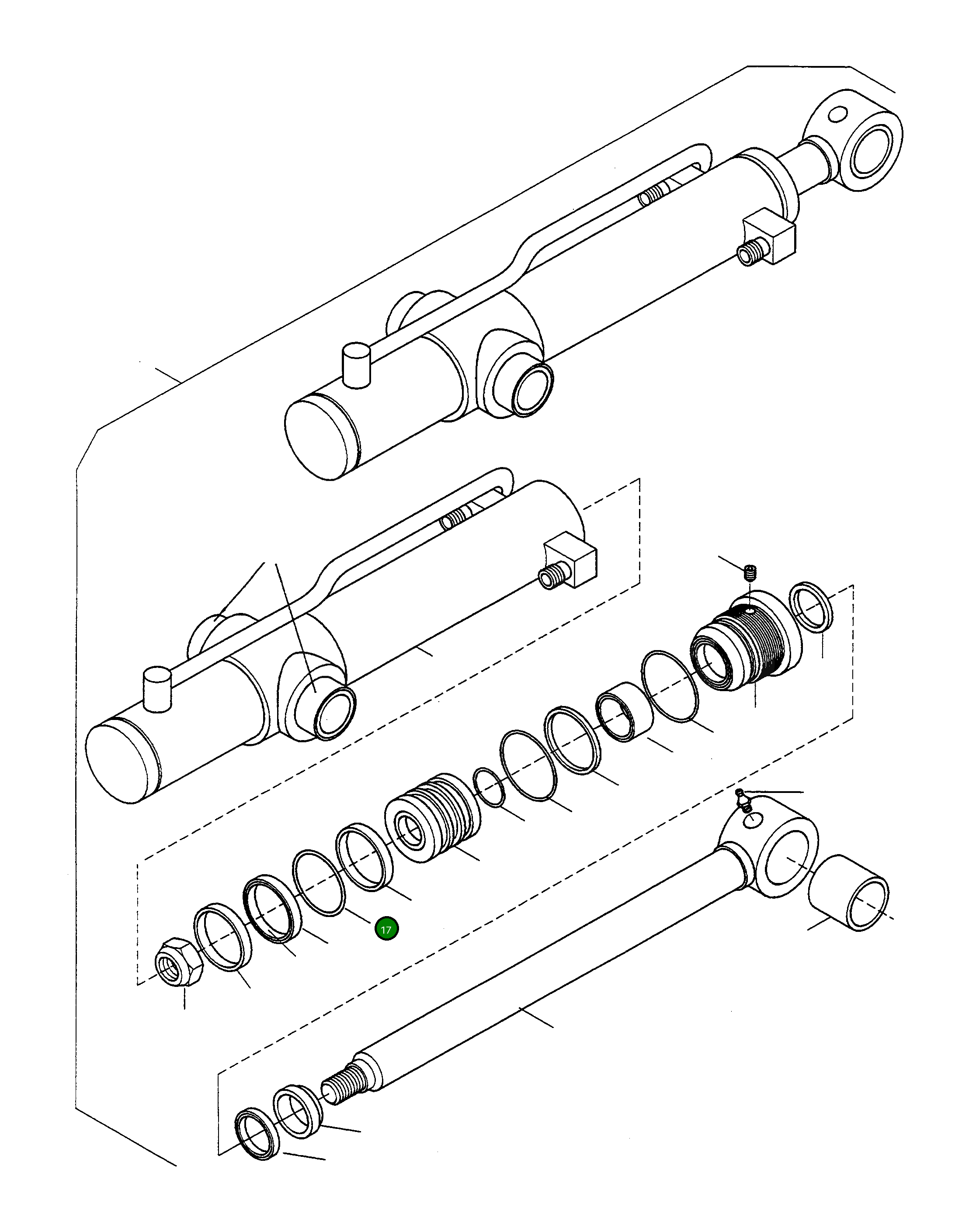 Кольцо уплотнительное (O-Ring) 4917528M1 Komatsu