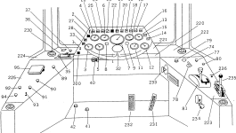 Панель приборов BW010983 Komatsu