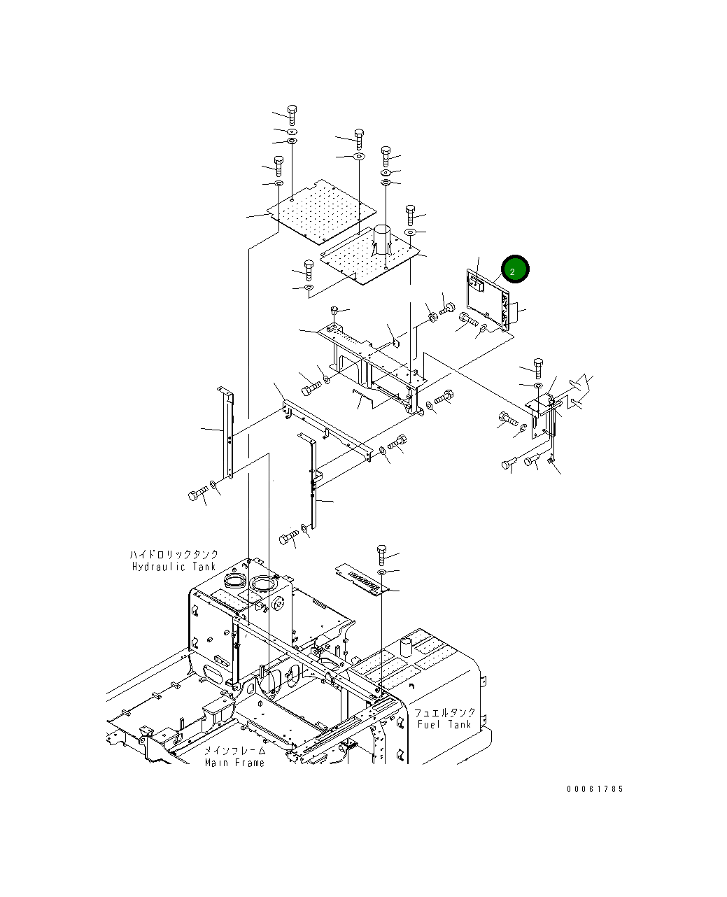 Крышка 8234-54-1252 Komatsu