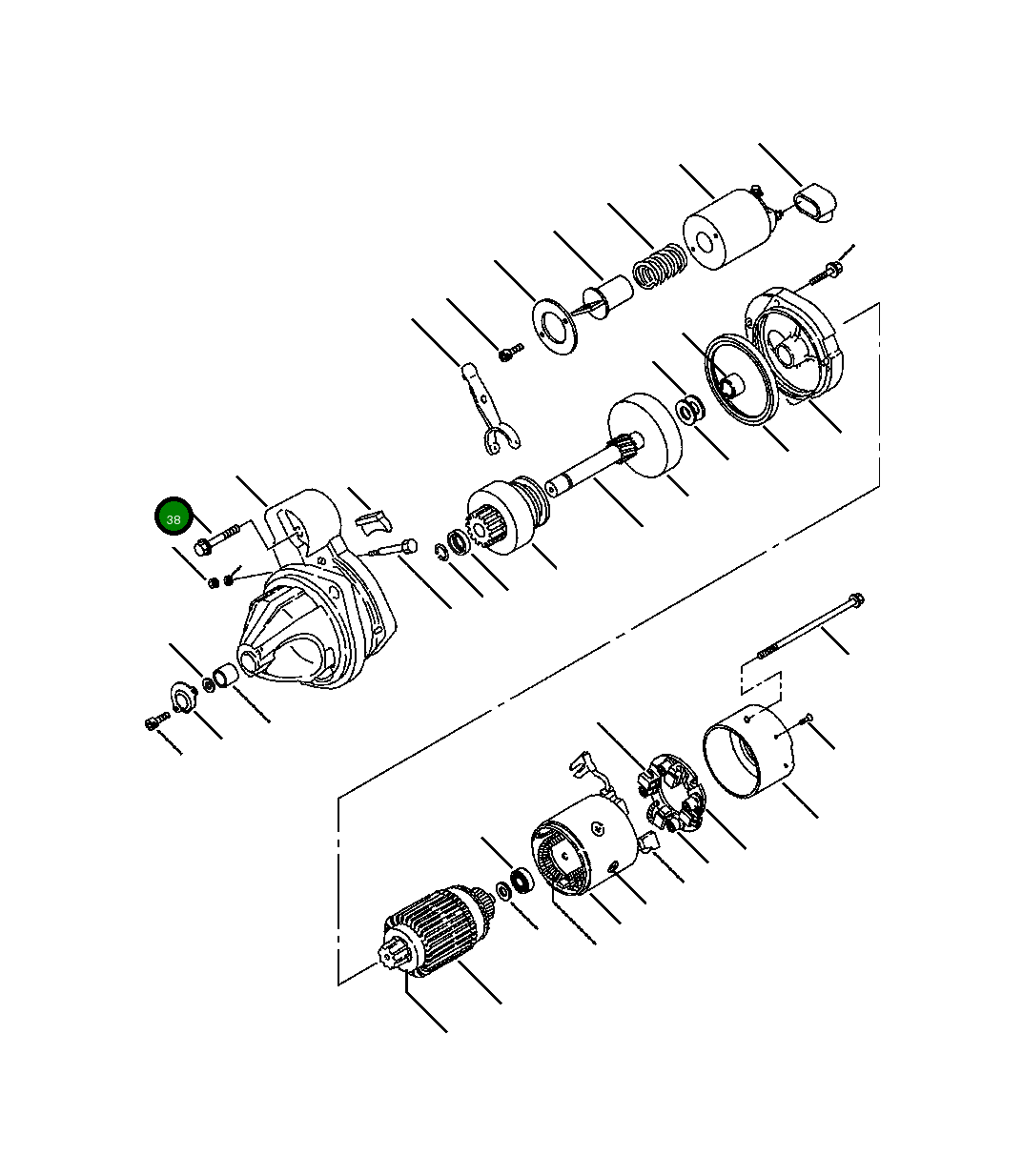 Болт YM26106060452  Komatsu