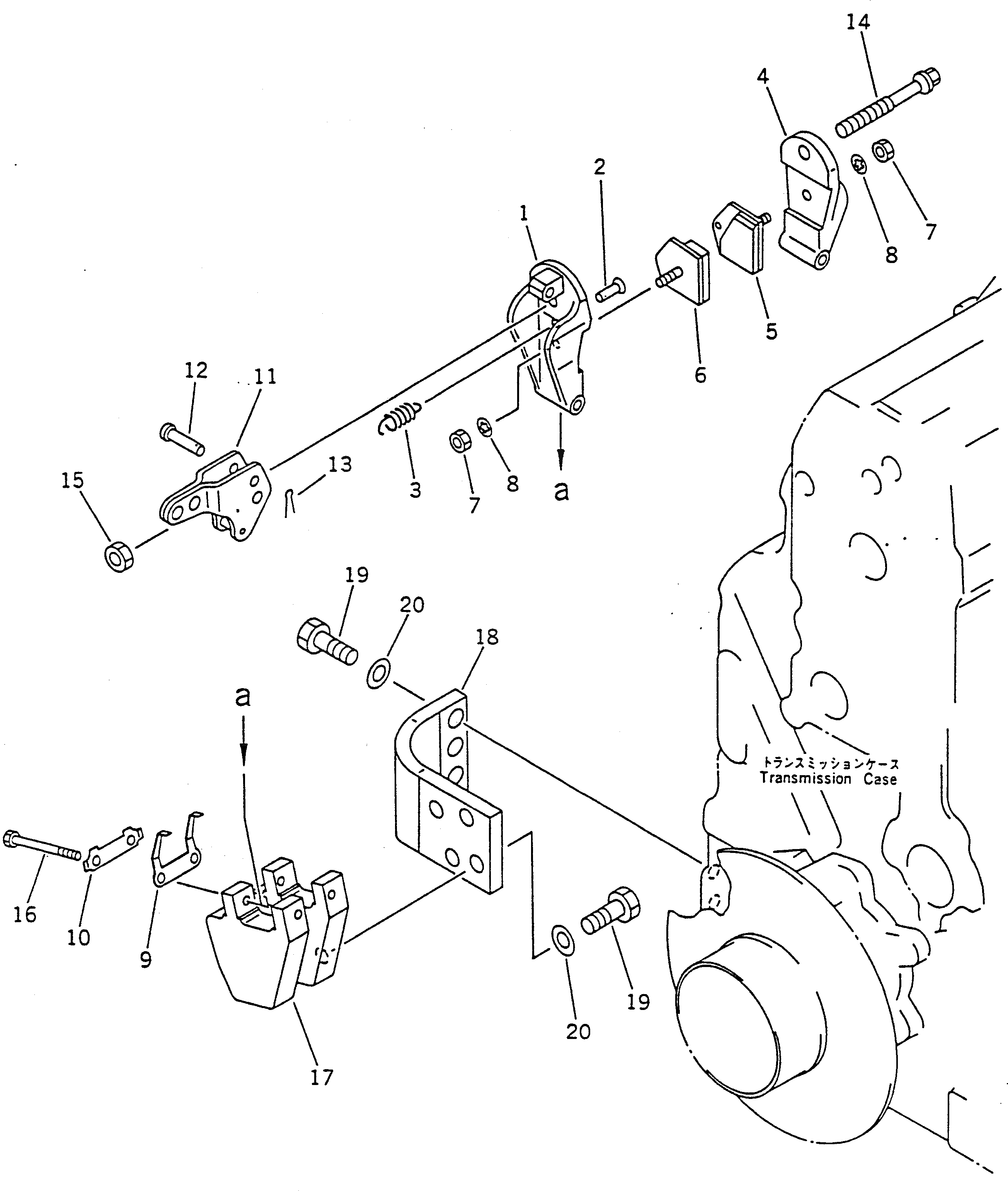 Болт 415-43-15710  Komatsu