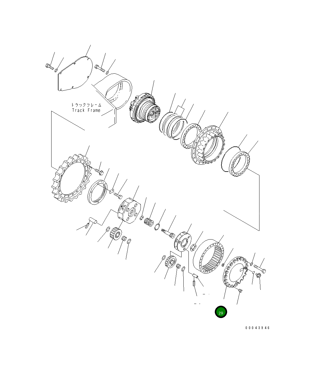 Крышка 207-27-71340  Komatsu
