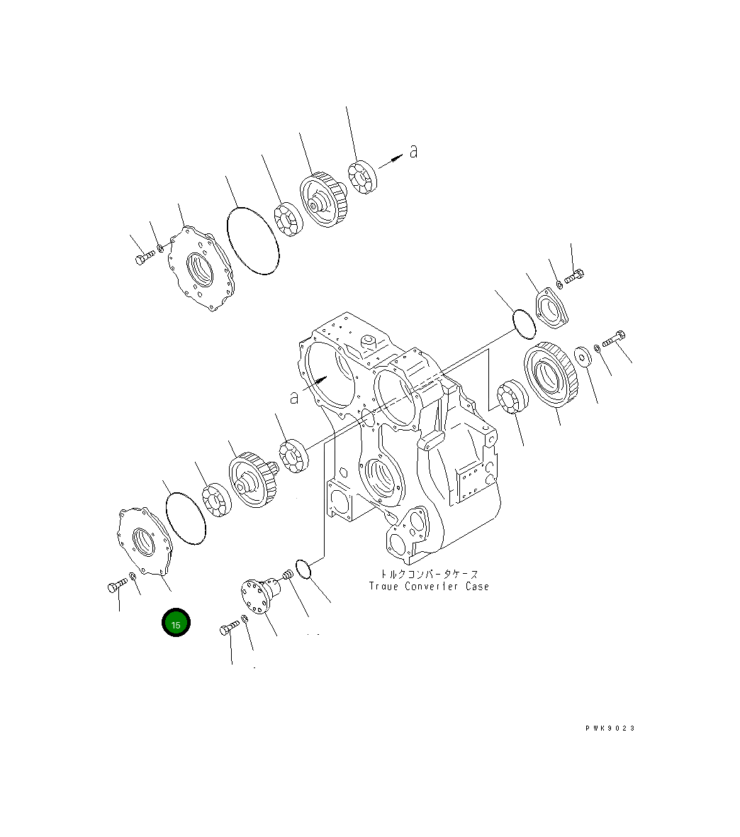 Крышка 14X-13-14340 Komatsu