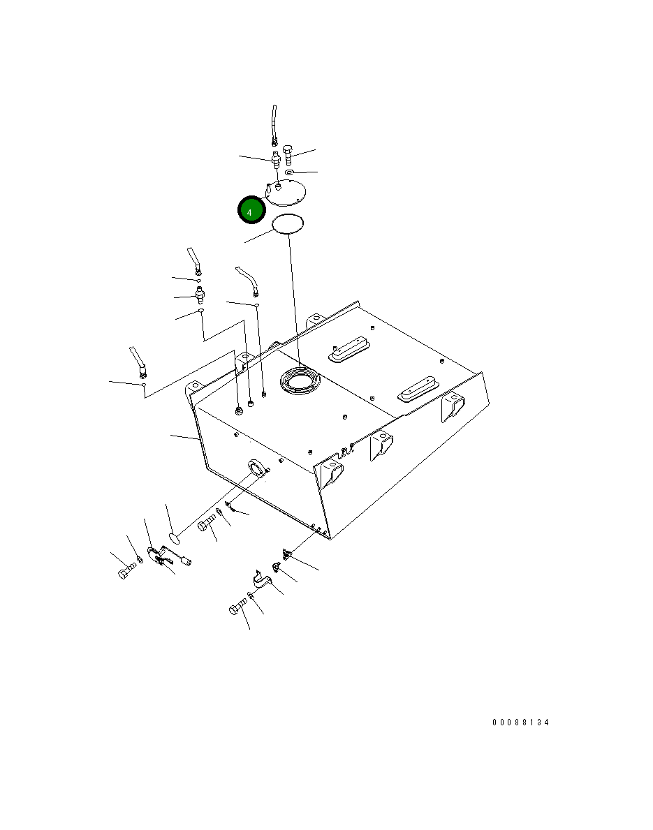 Крышка 426-Z13-3210 Komatsu