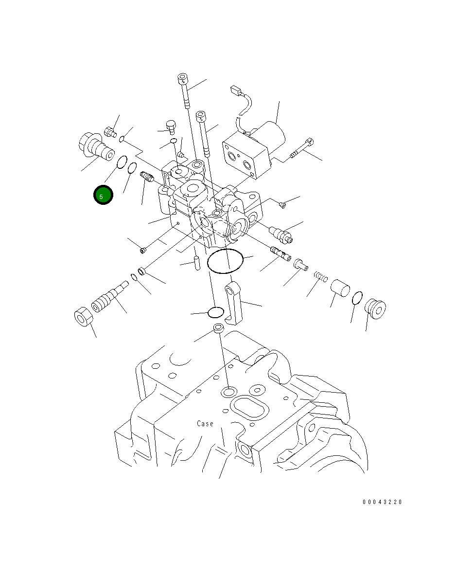 Кольцо уплотнительное (O-Ring) 07002-21623 Komatsu