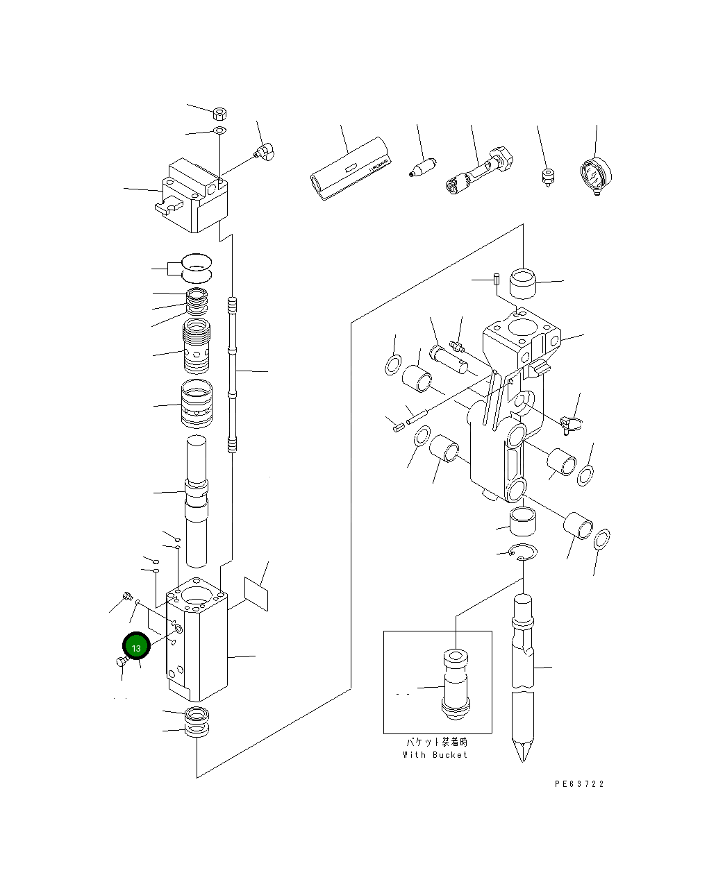 Кольцо уплотнительное (O-Ring) 21U-970-1210 Komatsu
