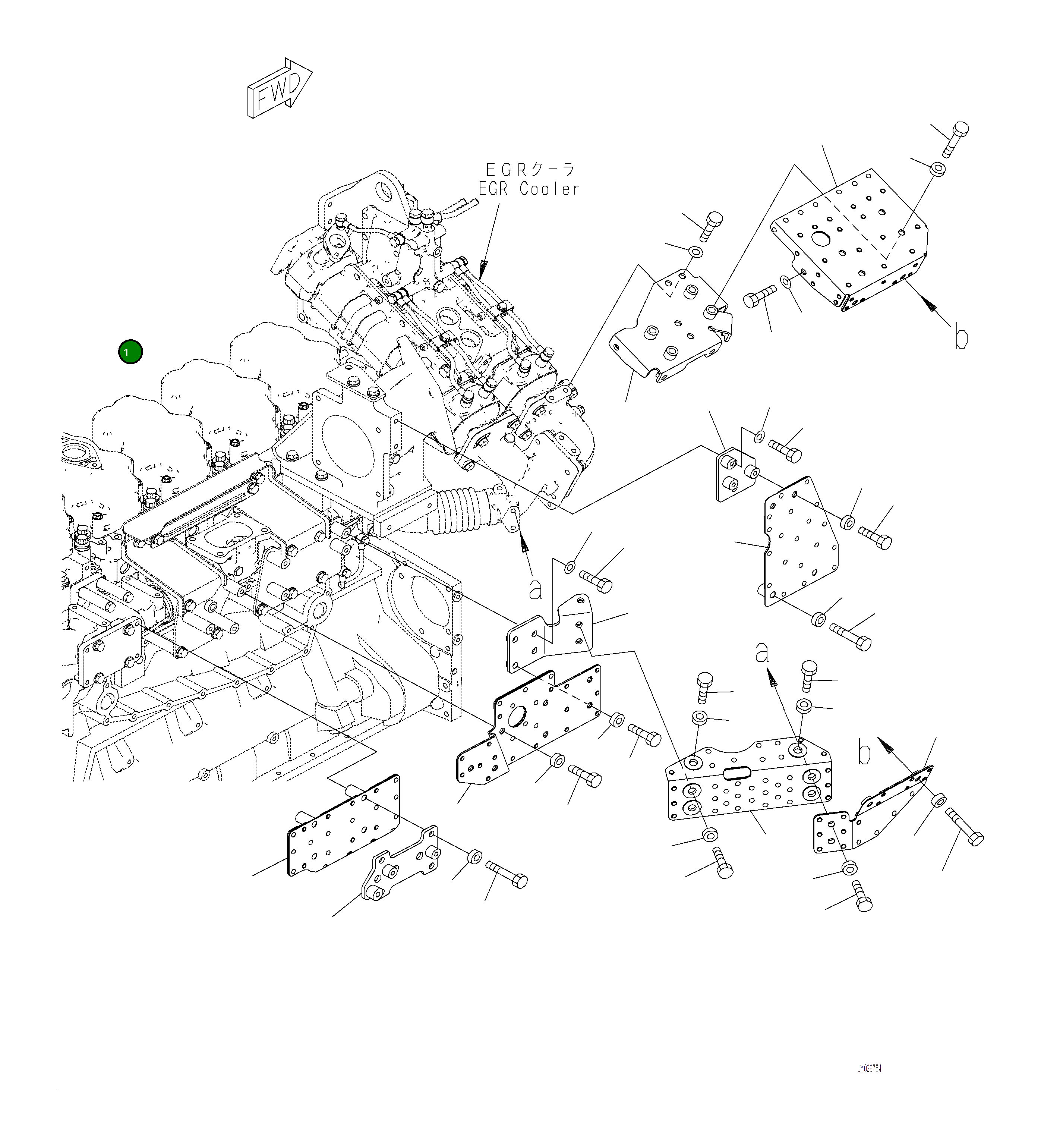 Крышка 6262-11-8670 Komatsu