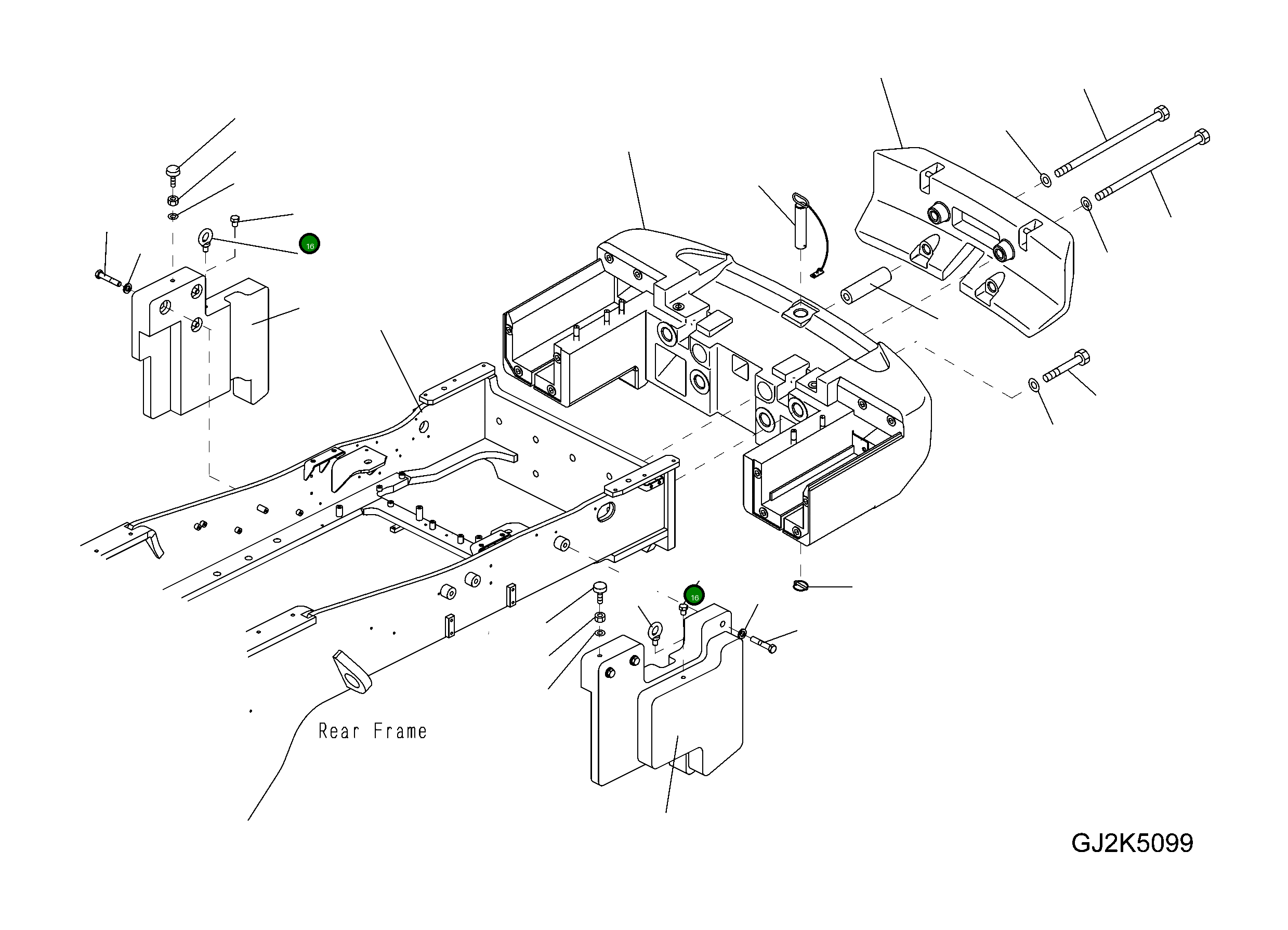 Болт 42Y-09-H4490 Komatsu