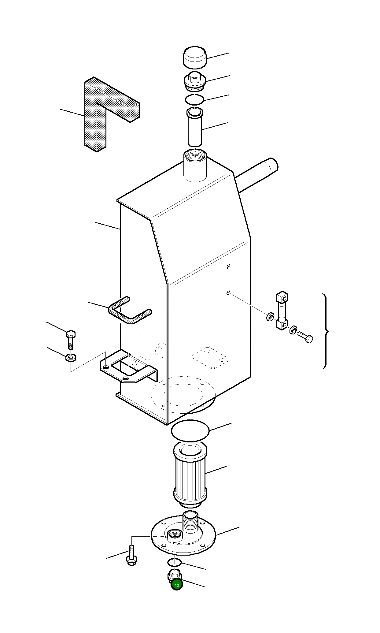 Болт 801085025 Komatsu