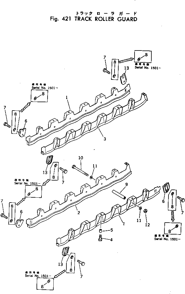 Болт 01011-63005  Komatsu