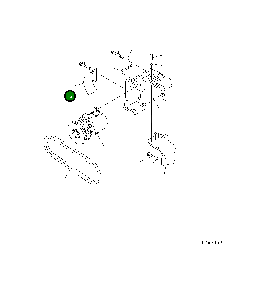Крышка 13S-978-1531  Komatsu
