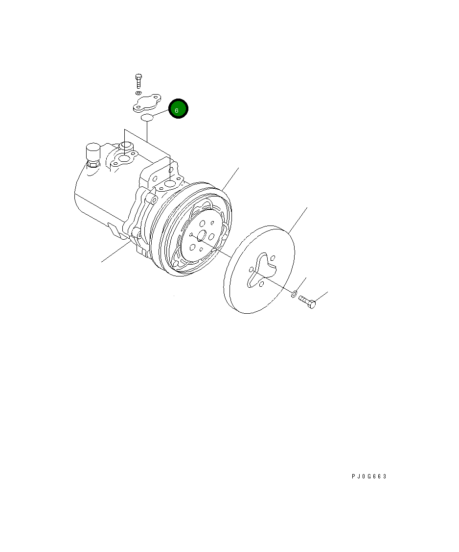Кольцо уплотнительное (O-Ring) TWP16 Komatsu