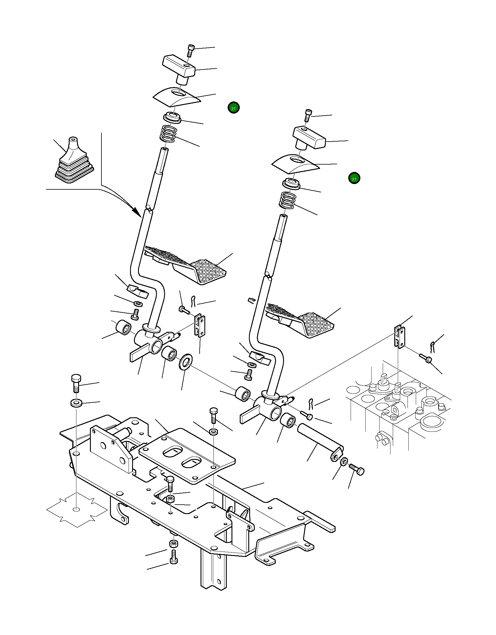 Крышка 500611666 Komatsu