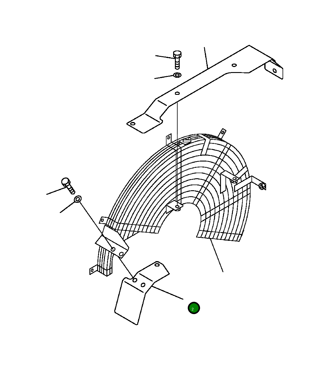 Крышка 208-03-64180 Komatsu