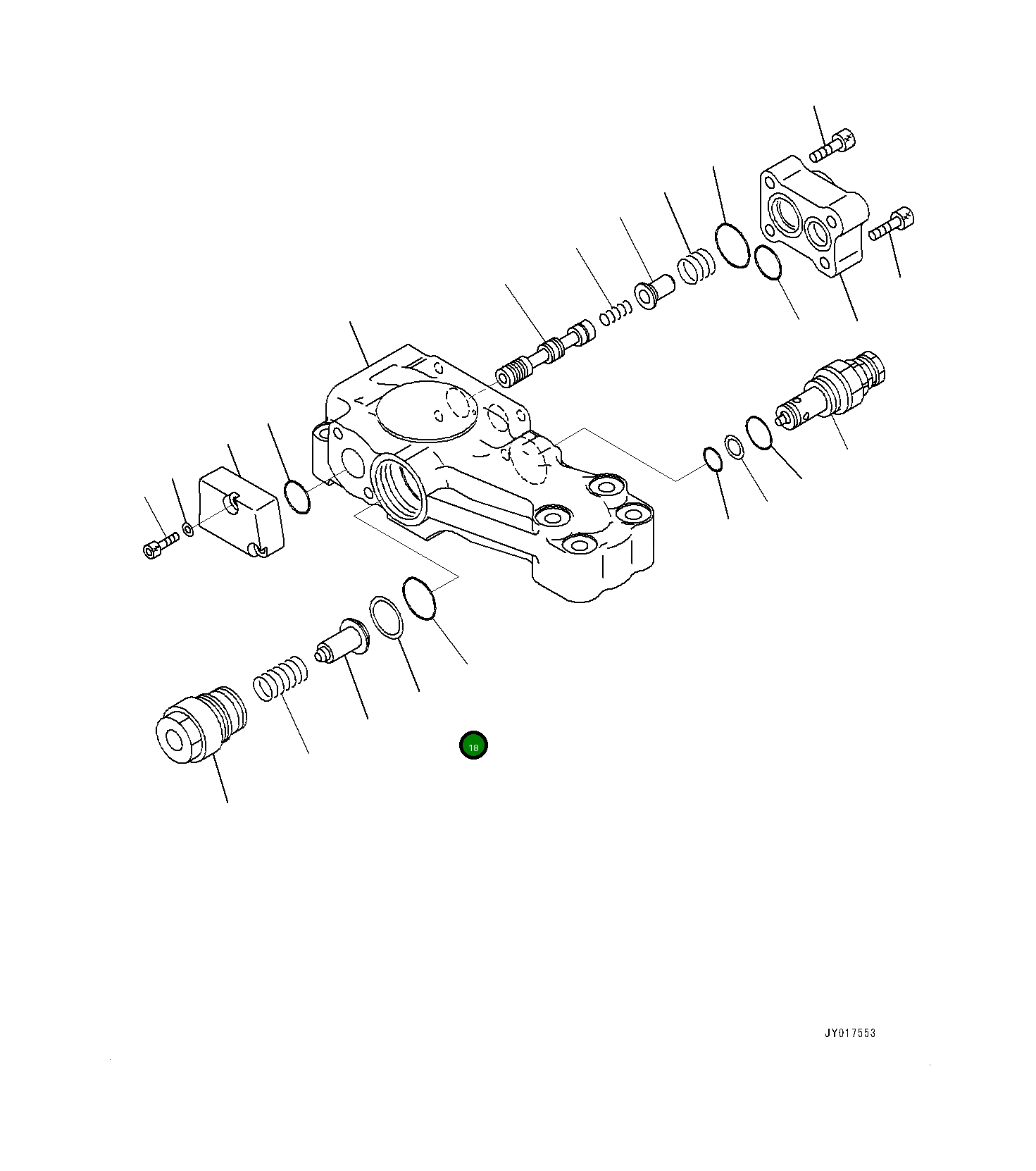 Кольцо уплотнительное (O-Ring) 7009311320 Komatsu