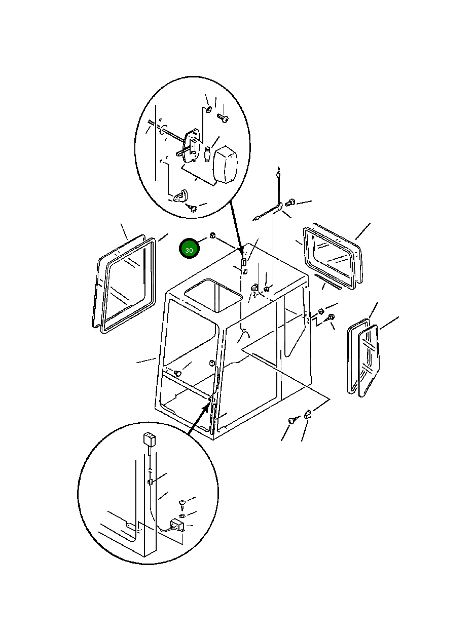 Крышка 20Y-54-71611  Komatsu