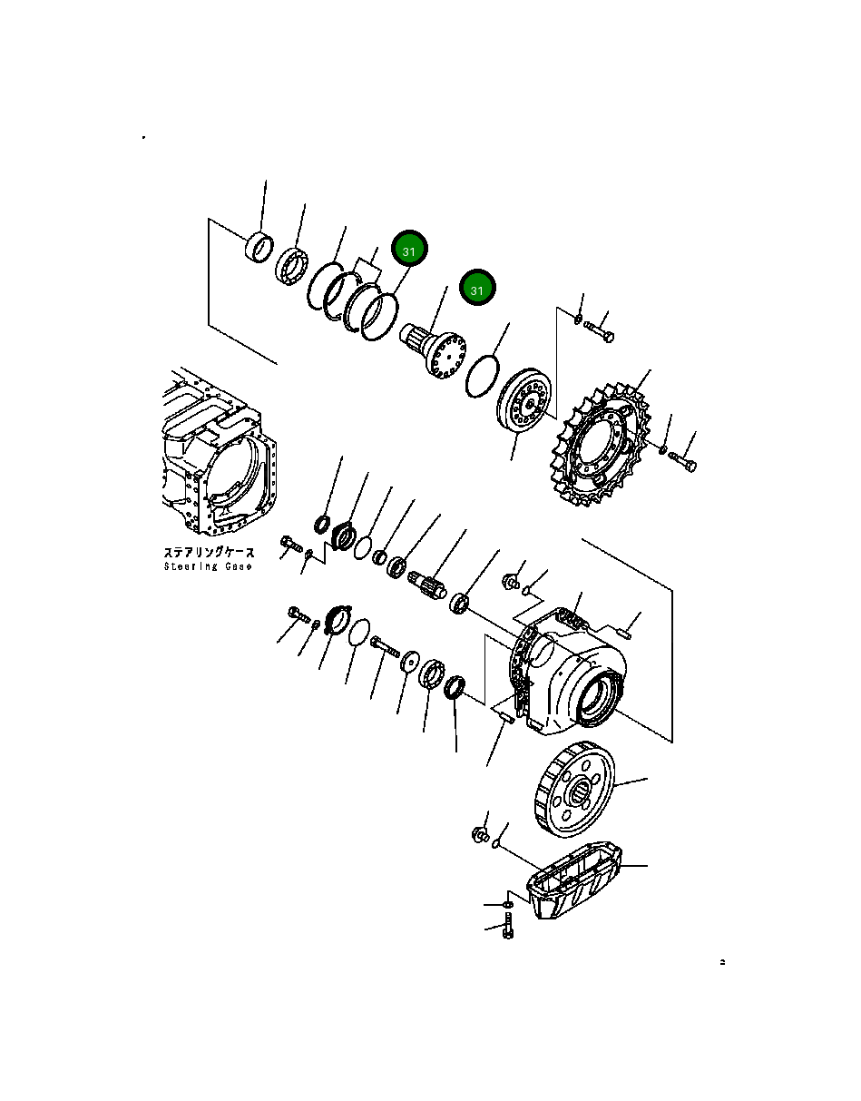 Кольцо уплотнительное (O-Ring) 502-33-91110 Komatsu