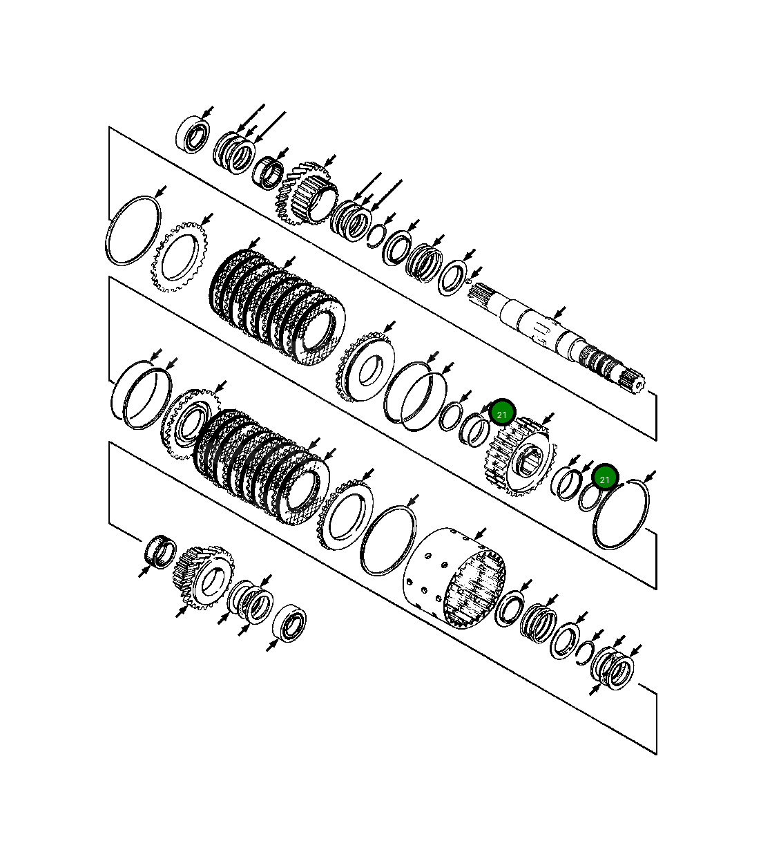 Кольцо уплотнительное (O-Ring) 659 913 C1  Komatsu
