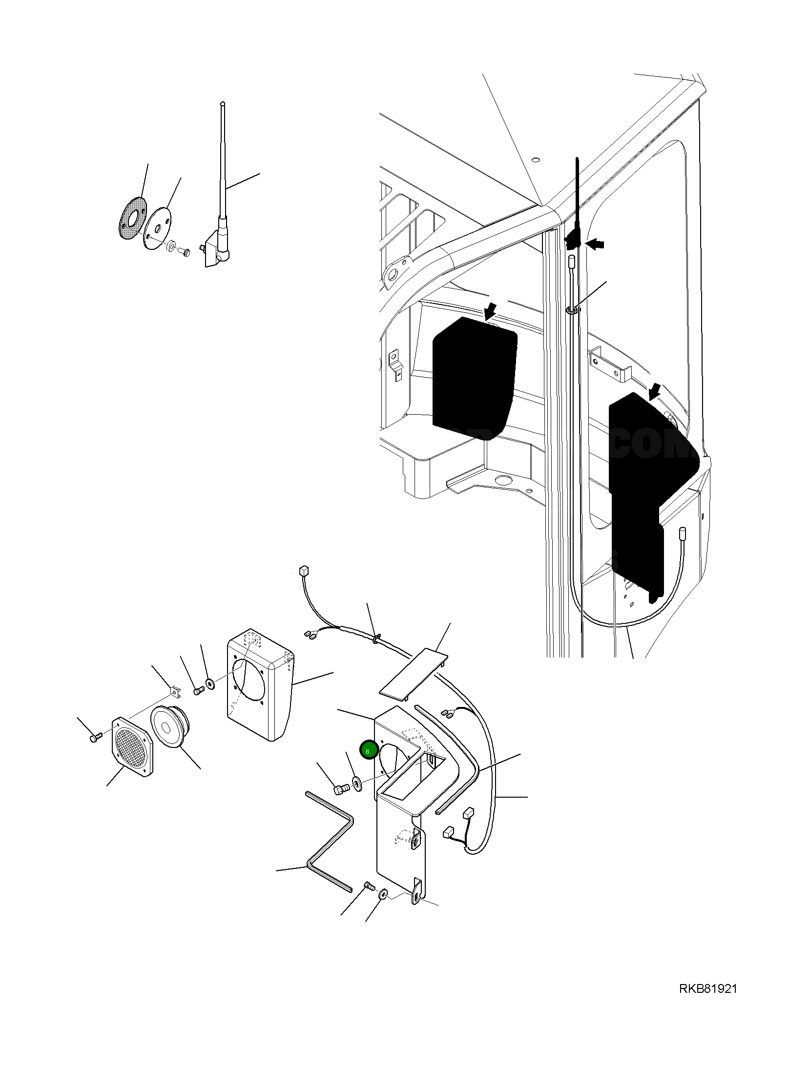 Крышка 22L-09-R3Y20 Komatsu