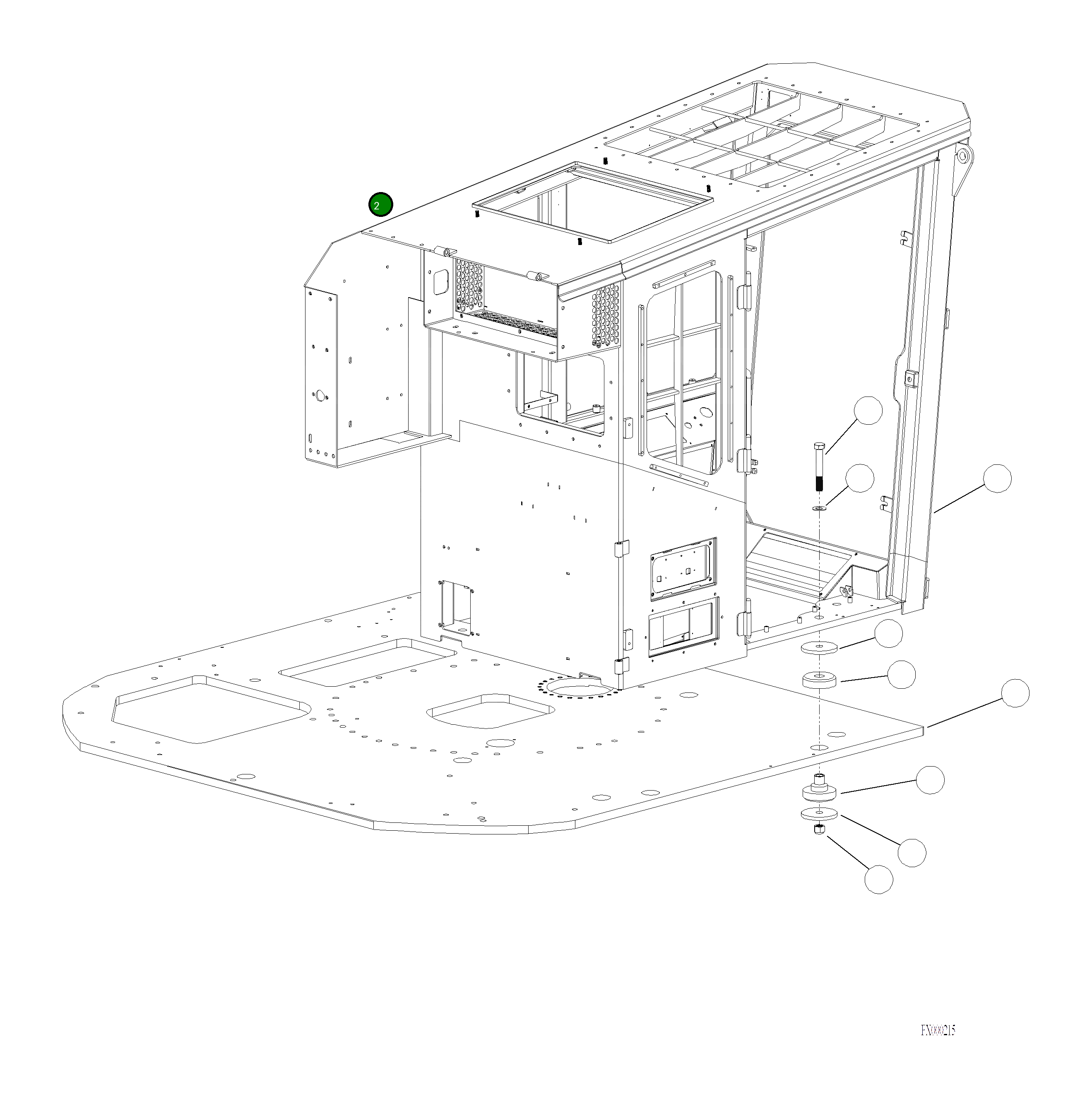 Болт 23387KF Komatsu