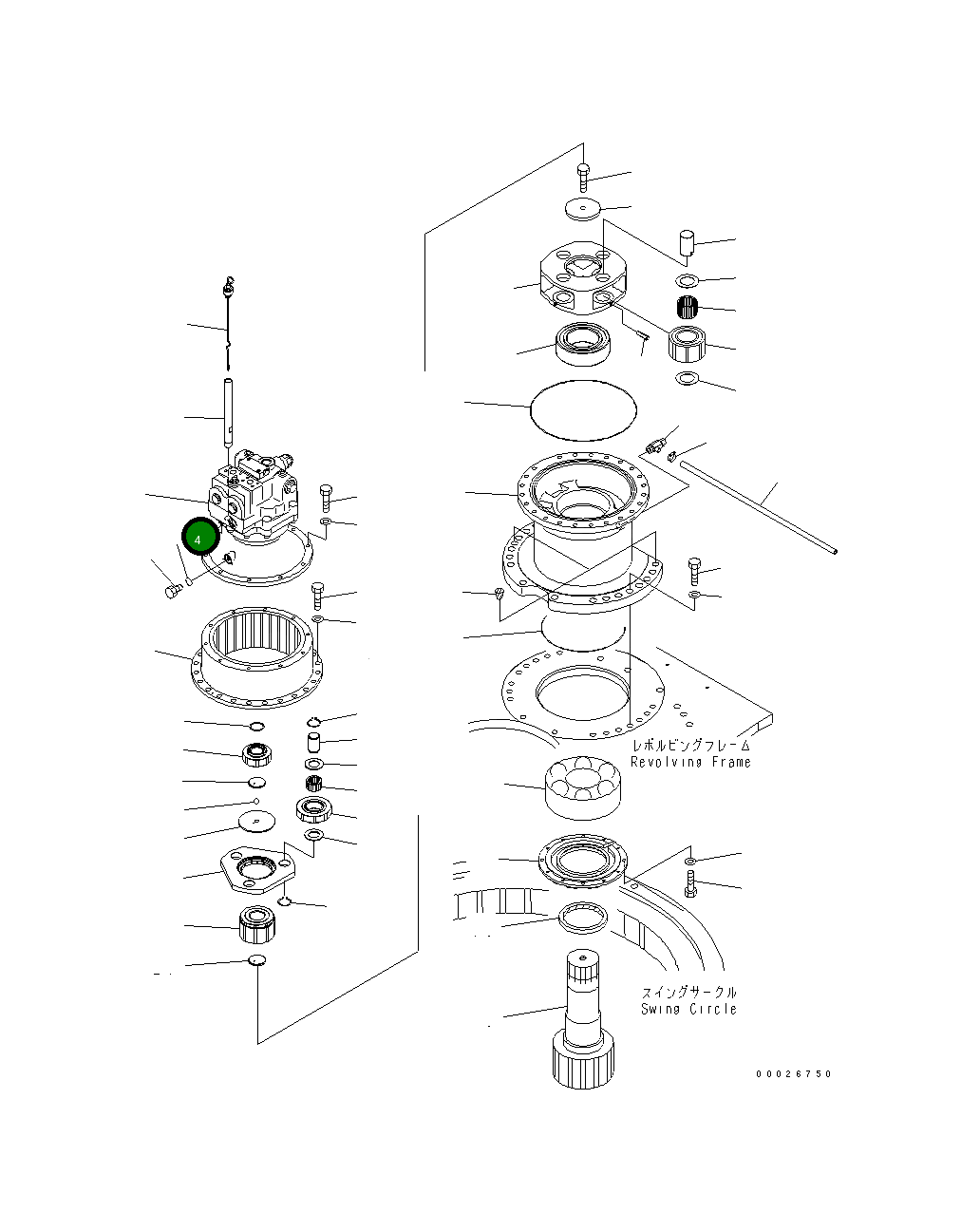 Кольцо уплотнительное (O-Ring) 07002-51223  Komatsu