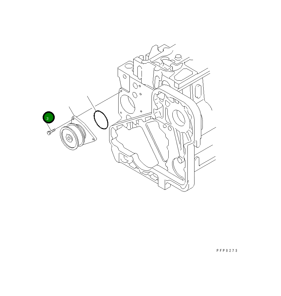 Болт 1296714H1 Komatsu