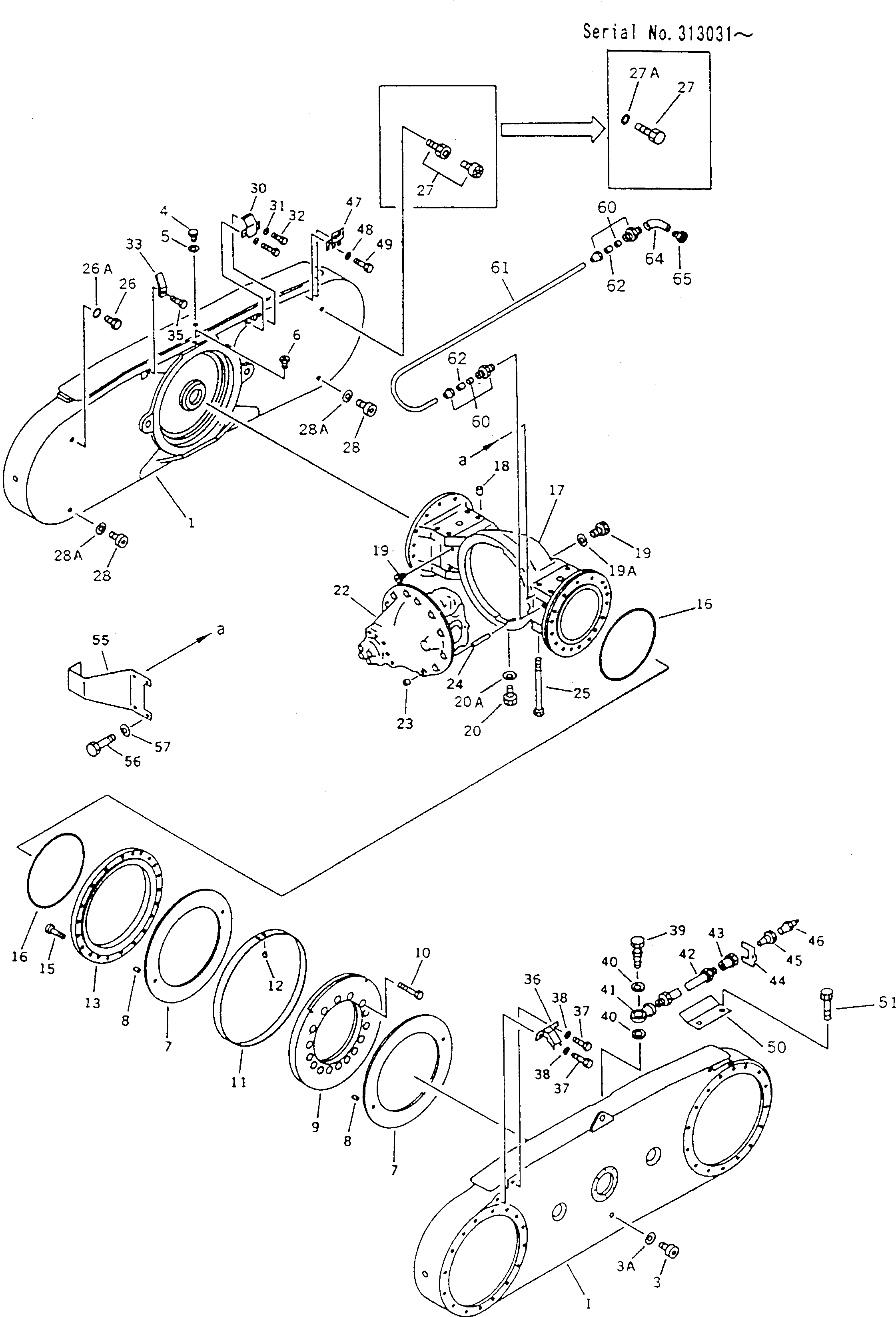Кольцо уплотнительное (O-Ring) BW058256  Komatsu