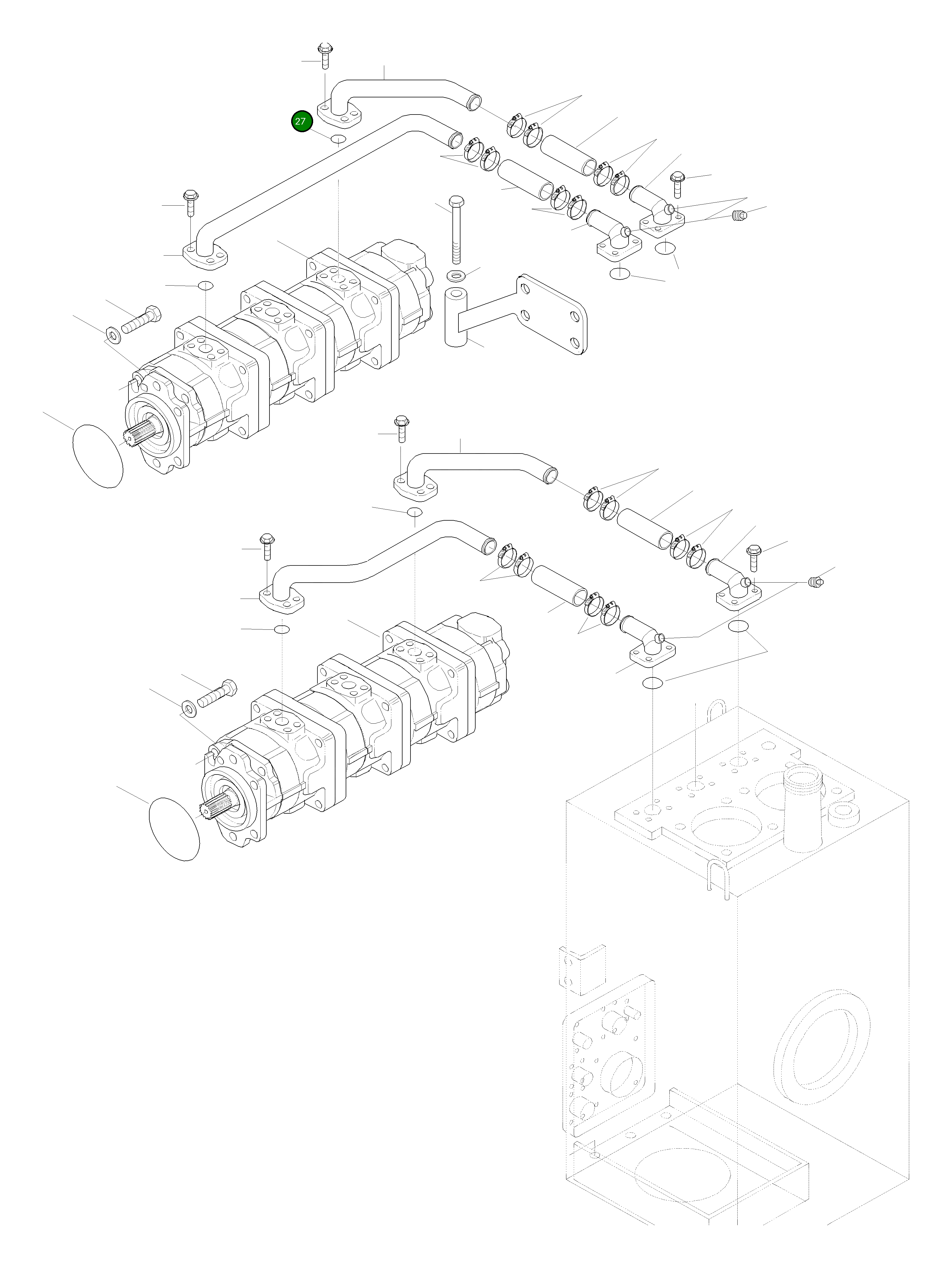 Кольцо уплотнительное (O-Ring) 419-09-H2110 Komatsu