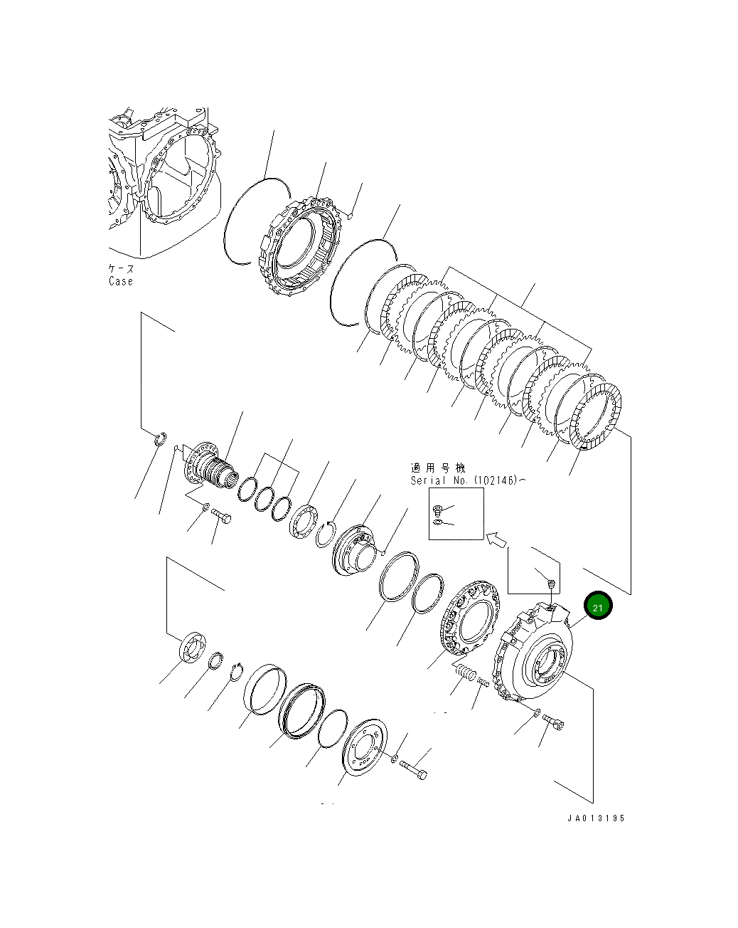Крышка 14Y-22-55120  Komatsu