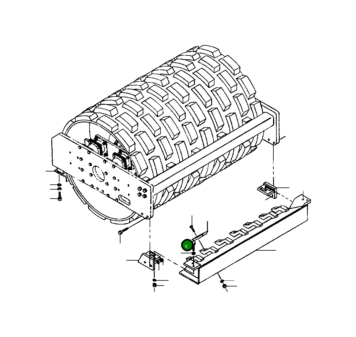 Болт 30 372 Komatsu