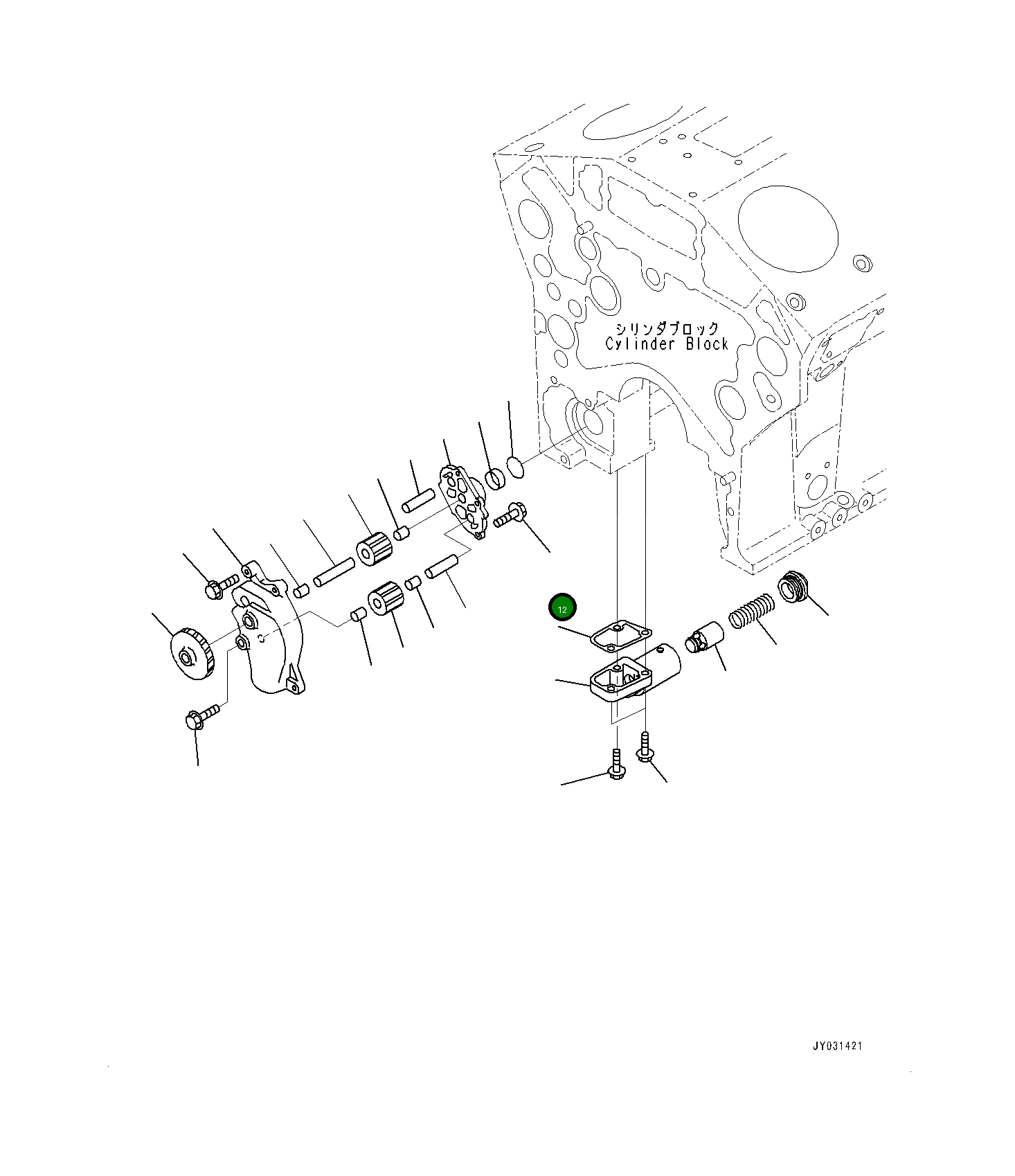Болт PMMF14-0227 Komatsu