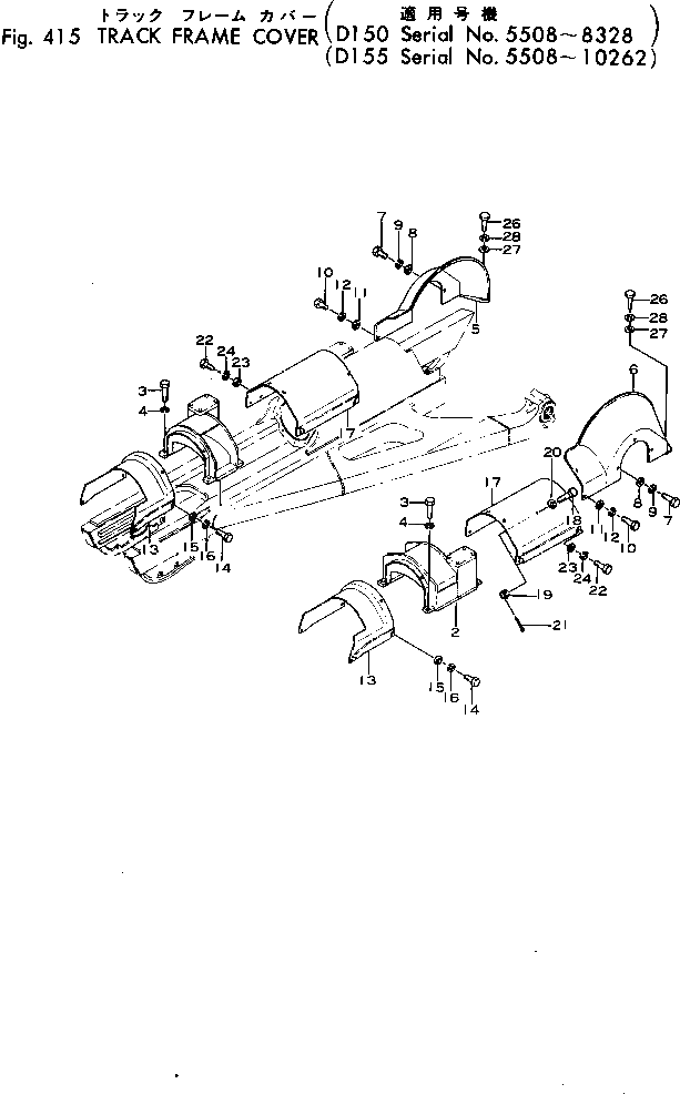 Болт 195-09-18140  Komatsu