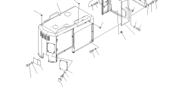Крышка 23B-54-36130 Komatsu