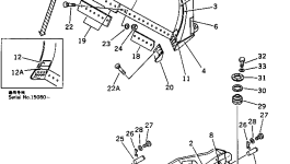 Концевой резец, левый 195-71-51631 Komatsu