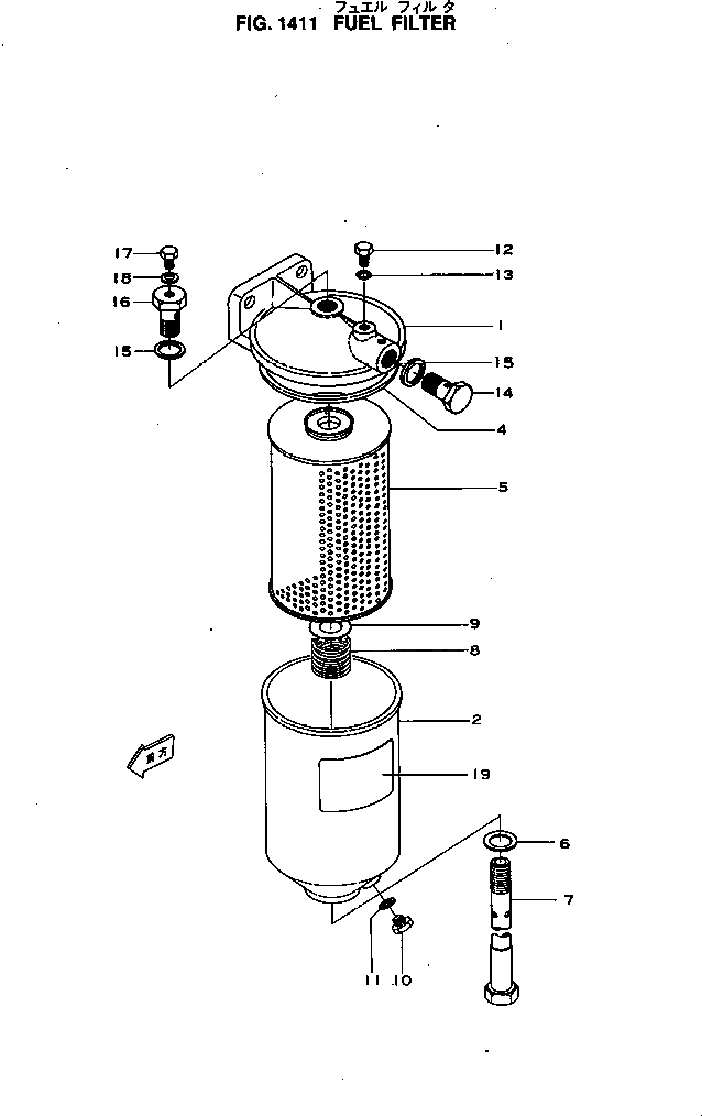 Болт 6110-73-6150  Komatsu