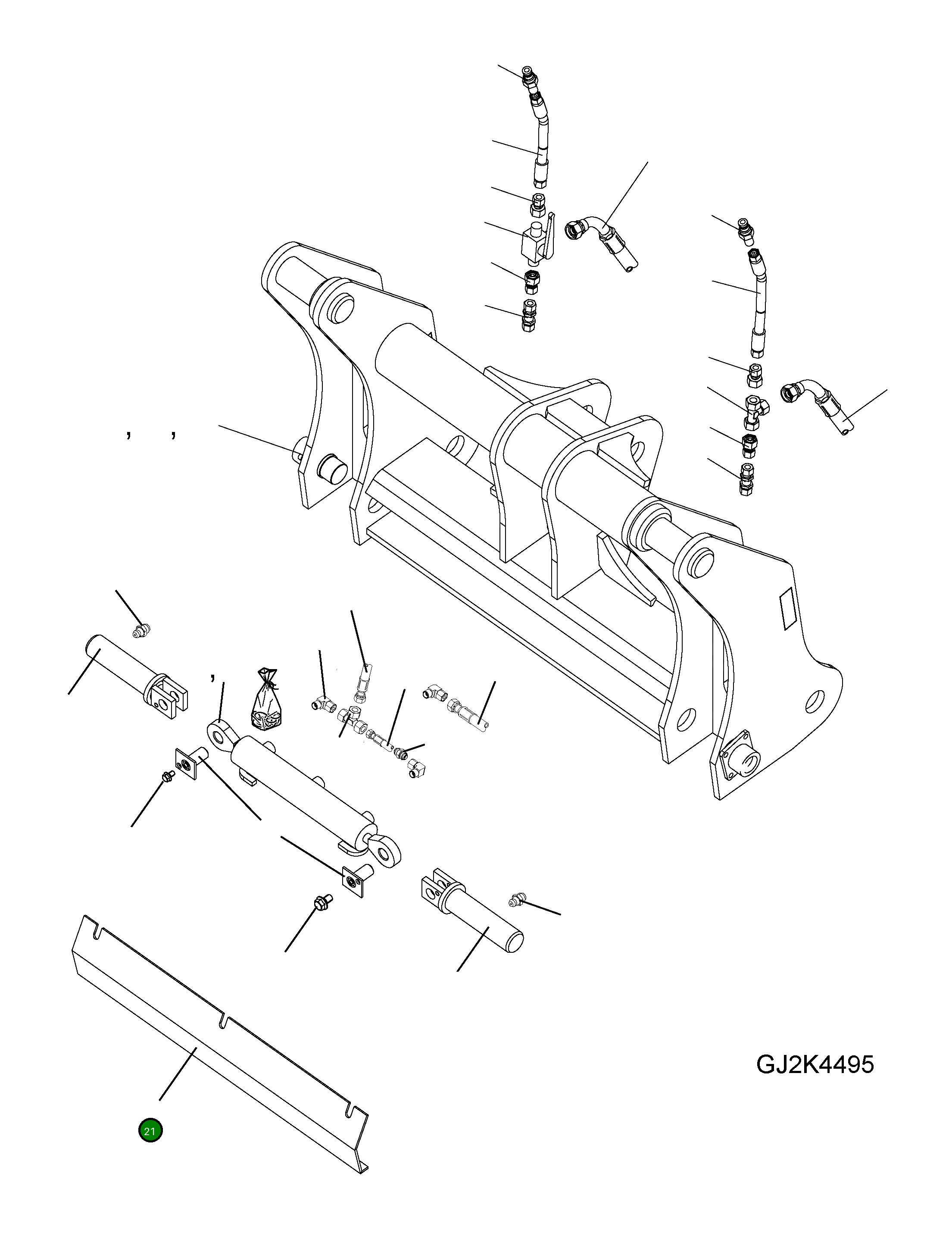 Крышка 417-72-H0P04 Komatsu