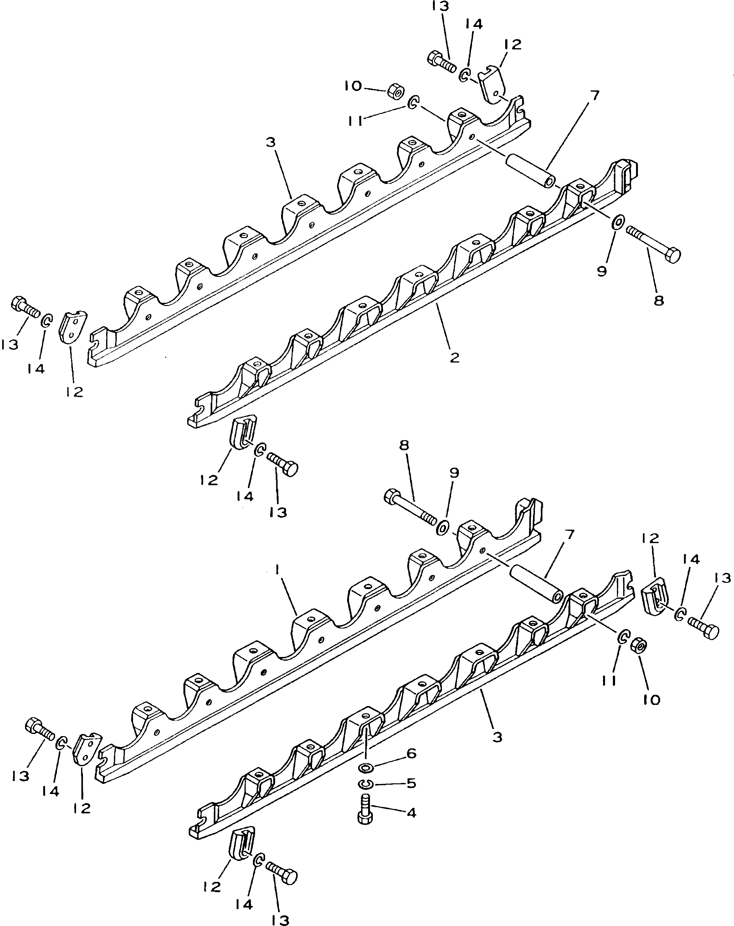Болт 01010-32490  Komatsu