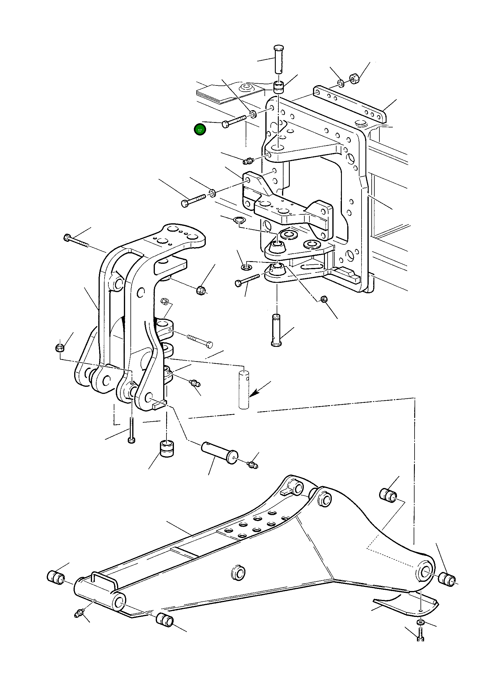 Болт 801015695  Komatsu