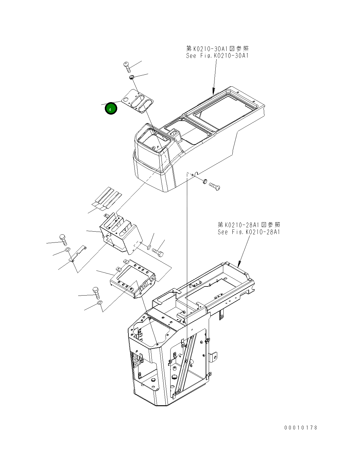 Крышка 419-54-32960  Komatsu