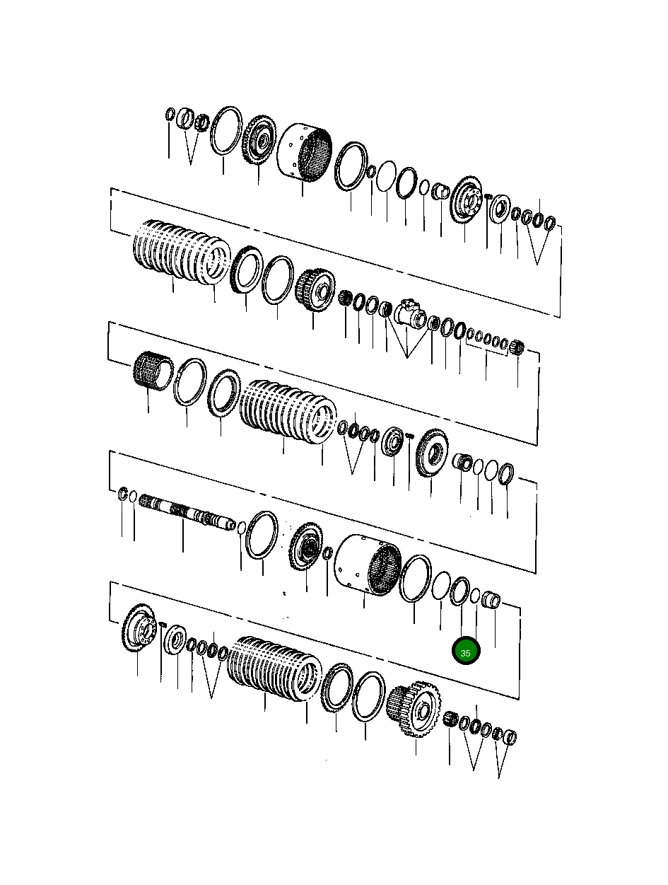 Кольцо уплотнительное (O-Ring) 659 962 C1  Komatsu