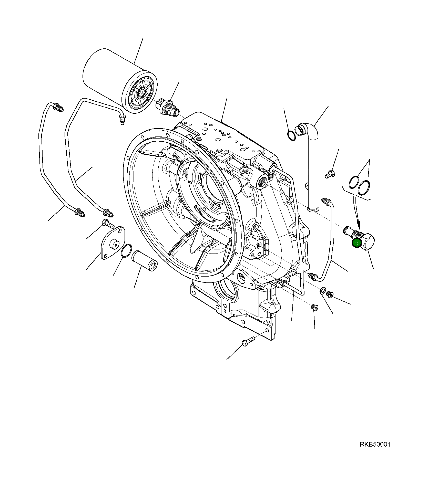 Болт CA0020849  Komatsu