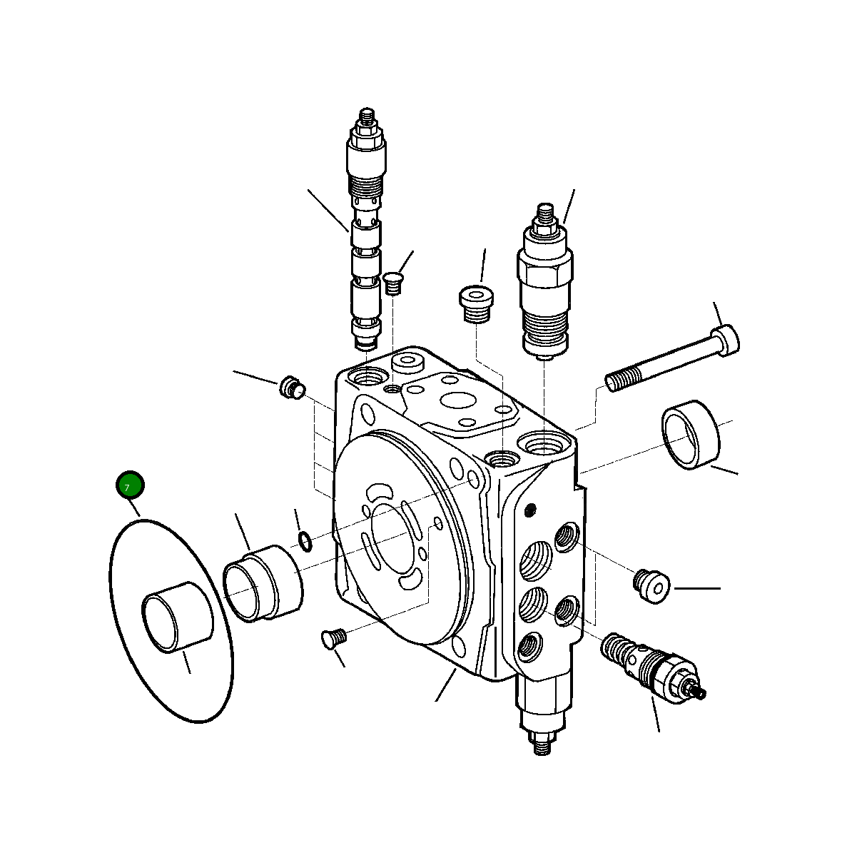 Кольцо уплотнительное (O-Ring) 1440 336 H1 Komatsu