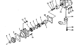 Муфта YM121522-26160 Komatsu