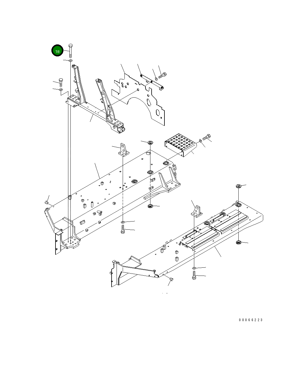 Болт 01011-82075 Komatsu