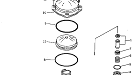 Кольцо уплотнительное (O-Ring) 560-44-11850 Komatsu